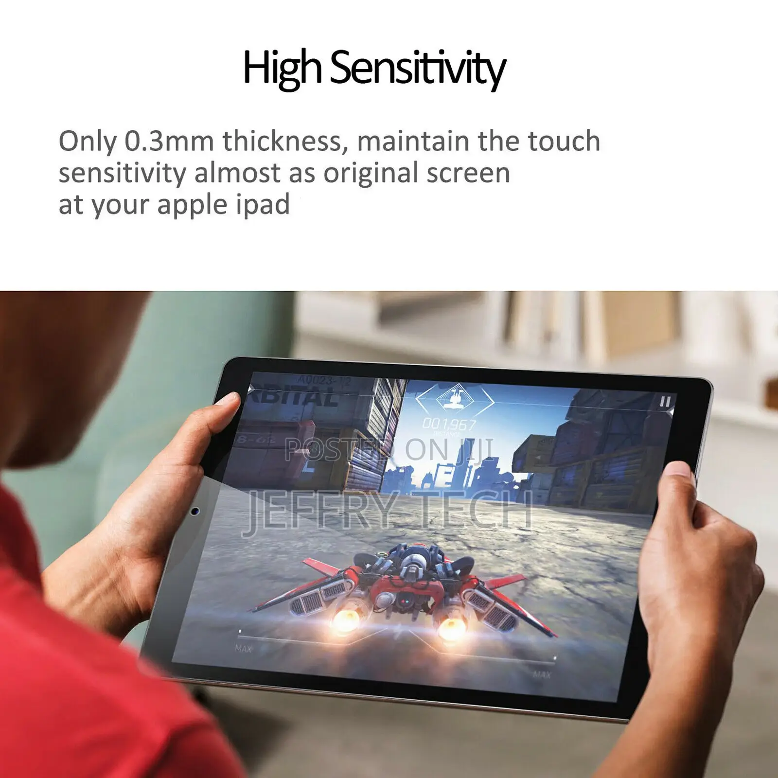 Apple iPad 5th 6th Screen Protector Ultra Thin Clear for Ap