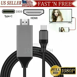 USB-C Type C to HDMI HDTV TV Cable for Samsung Galaxy S10 No