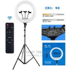 Ring Light, 18'' LED Selfie Ring Light With 75" Tripod Stand