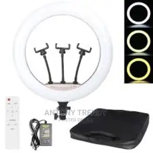 18inch 65W LED Makeup Ring Light With Mirror for Eyebrow Ta