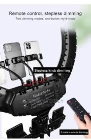 18 Nch Ring Light, 2700- Led Ring Lamp, With Tripod, 3