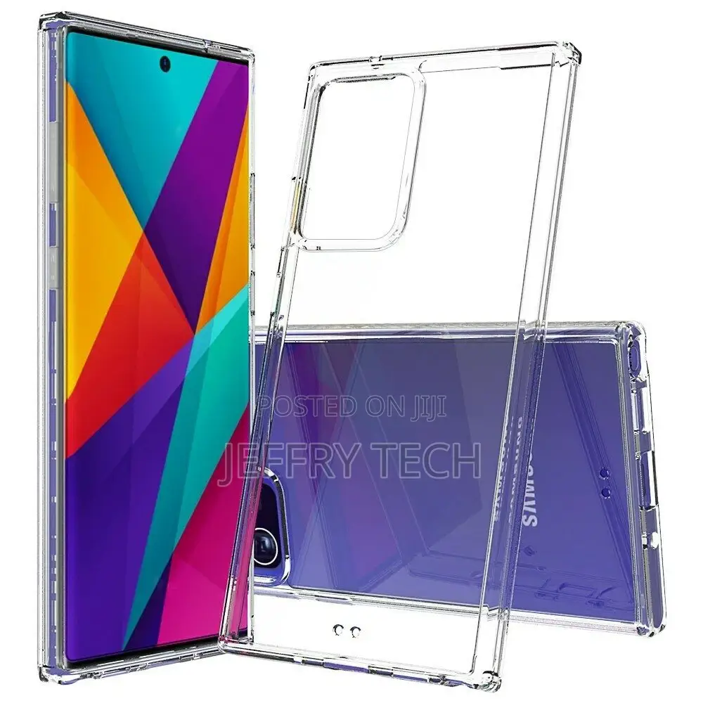 Case for Samsung Galaxy Note 20 Ultra Clear Transparent Bump