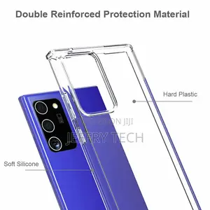 Case for Samsung Galaxy Note 20 Ultra Clear Transparent Bump