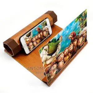 12" 3d Phone Screen Magnifier With Bluetooth Speakers, Anti