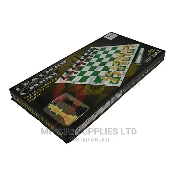 Leather Roll Up Chess Board