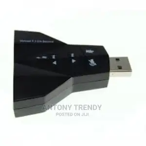 Double Sound Card Virtual 7.1 Channel Usb 2.0 Audio Adapter