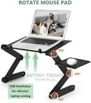 Adjustable Laptop Stand Vented and Mouse Pad S