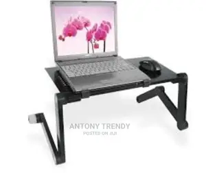 Adjustable Laptop Stand, Portable Laptop Table Stand With 2