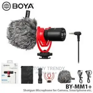 Microphone Boya by-Mm1+ Mm1 Plus Shotgun Mic Camera Smartpho