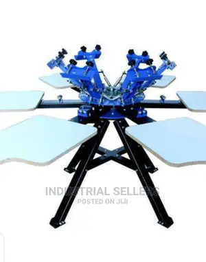 Workable 6colour 6station Screen Printing Machine
