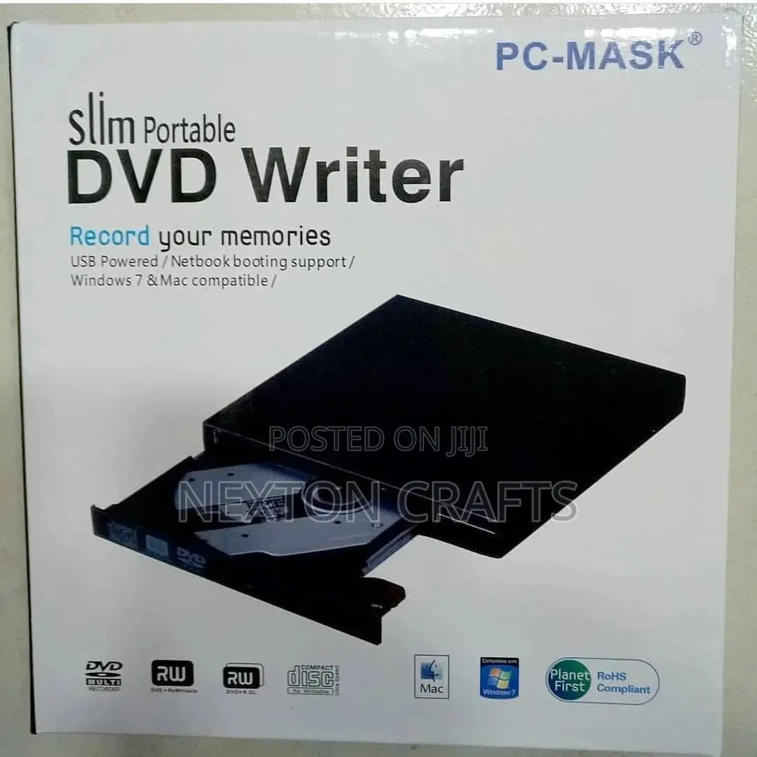 Slim Portable External DVD Writer