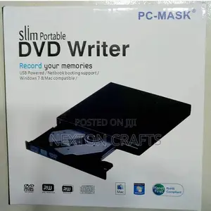 Slim Portable External DVD Writer