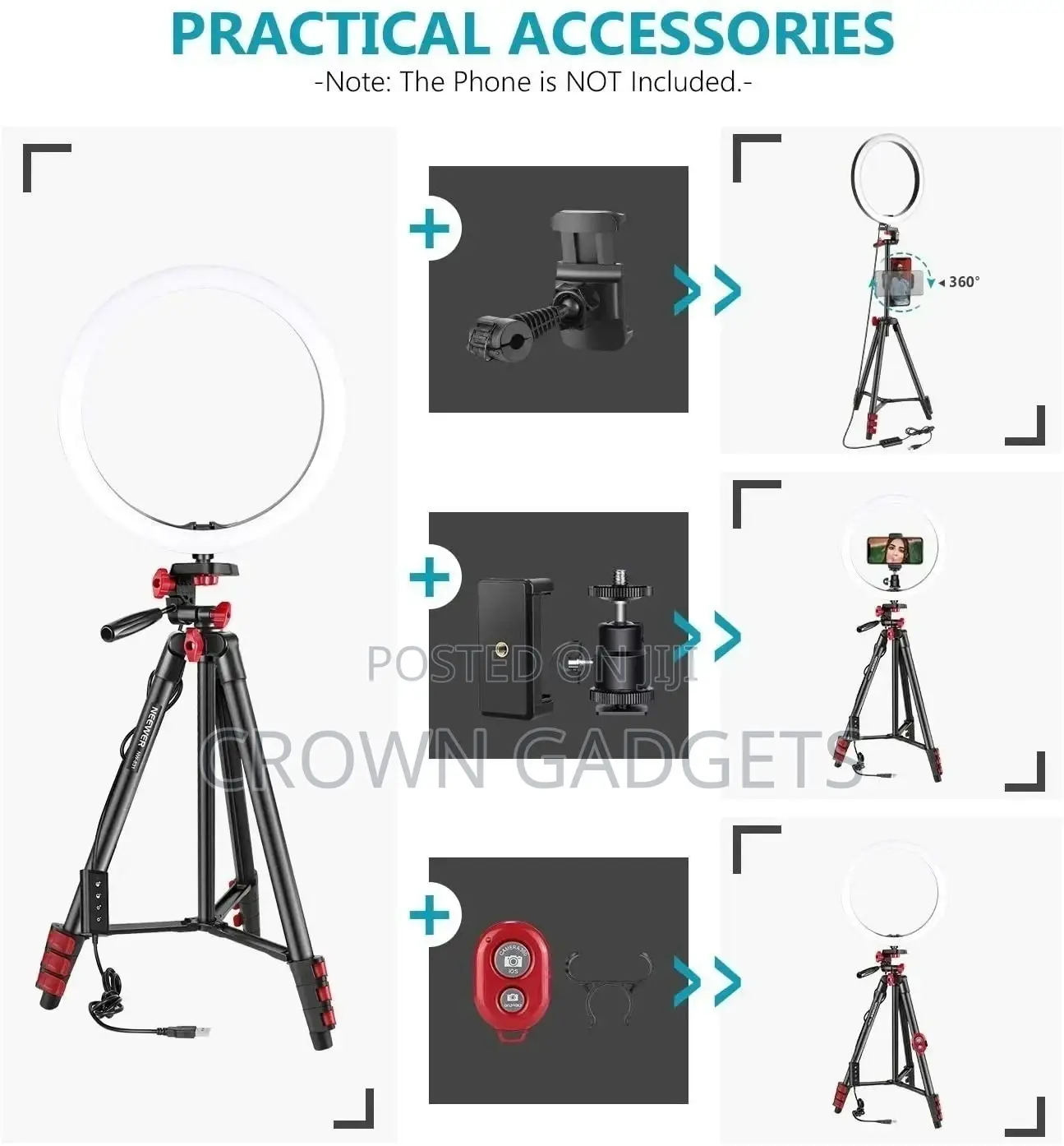 10 Inch Selfie Ring Light