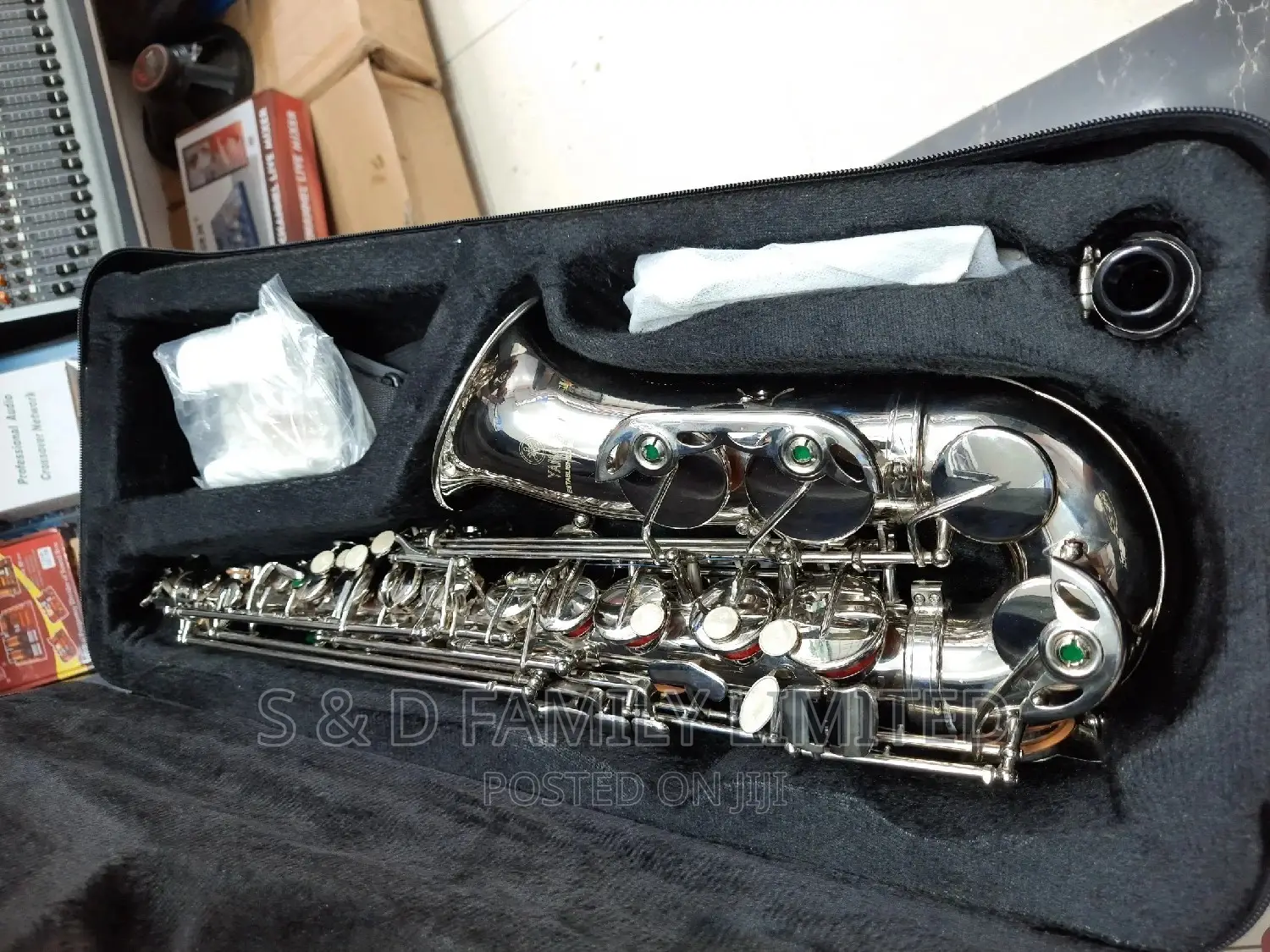 Yamaha Silver Alto Saxophone