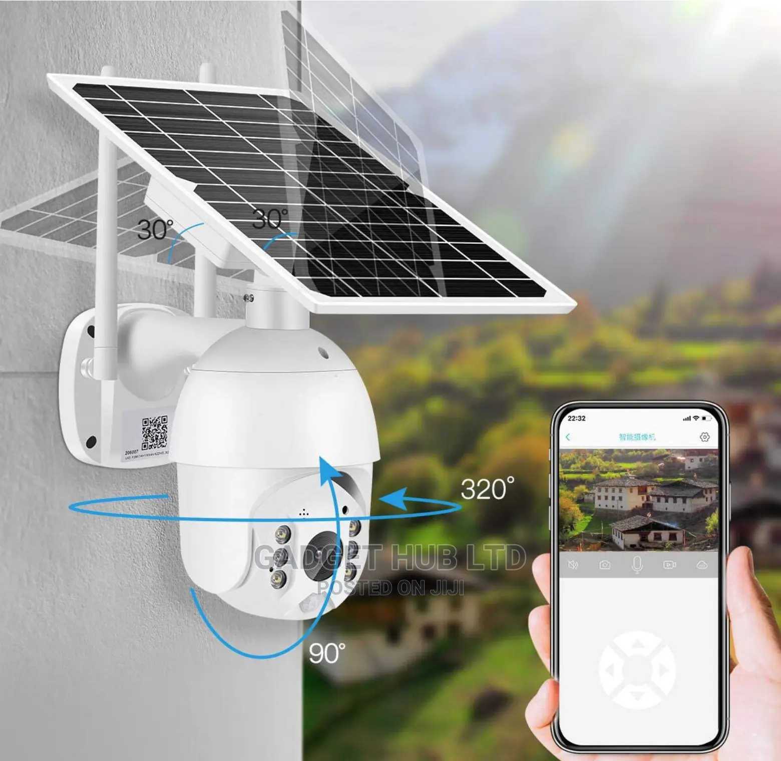 Wifi Solar CCTV Camera Solar PTZ Camera