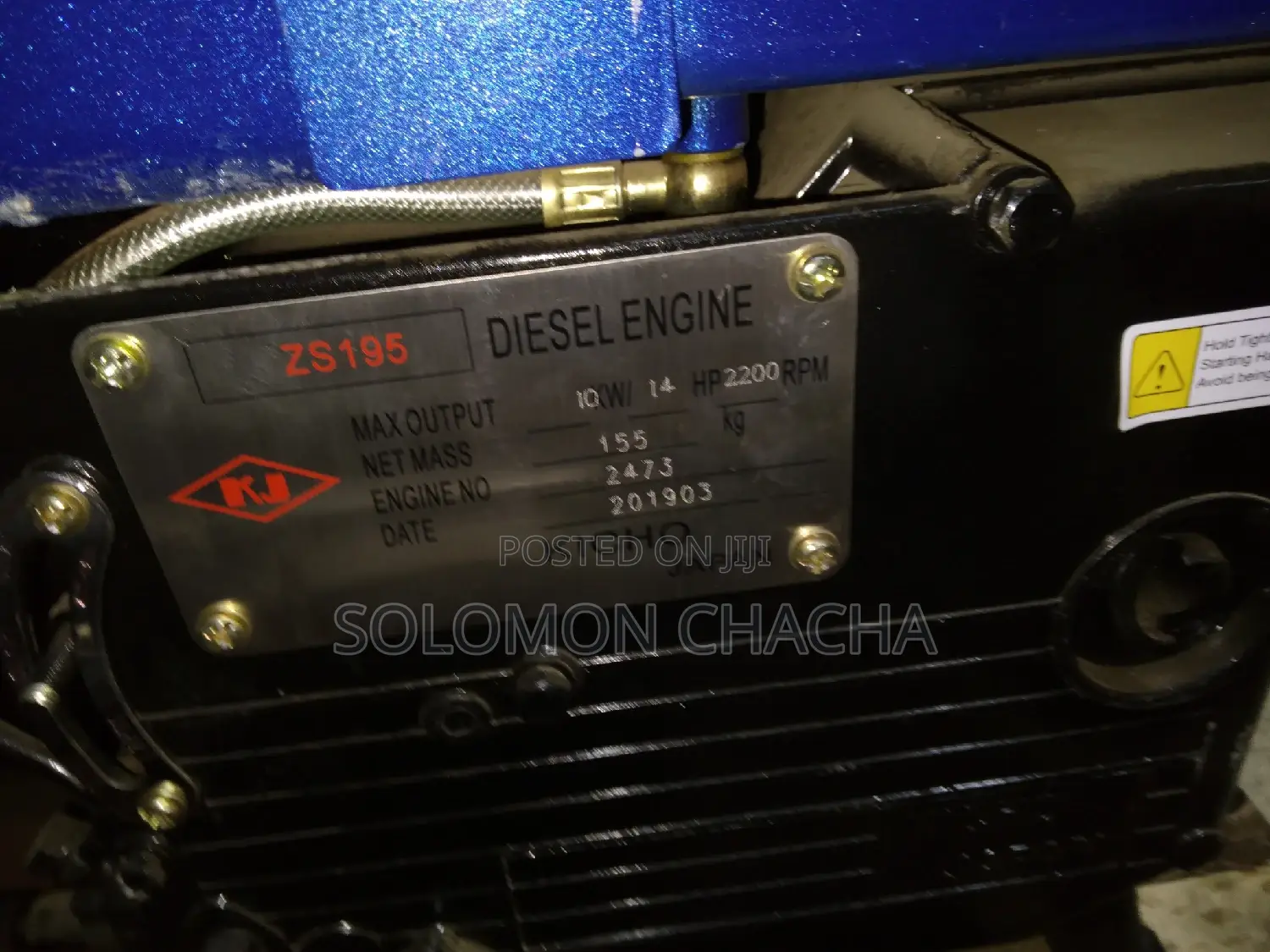 Kicho 14hp 10kw Diesel Motor Engine