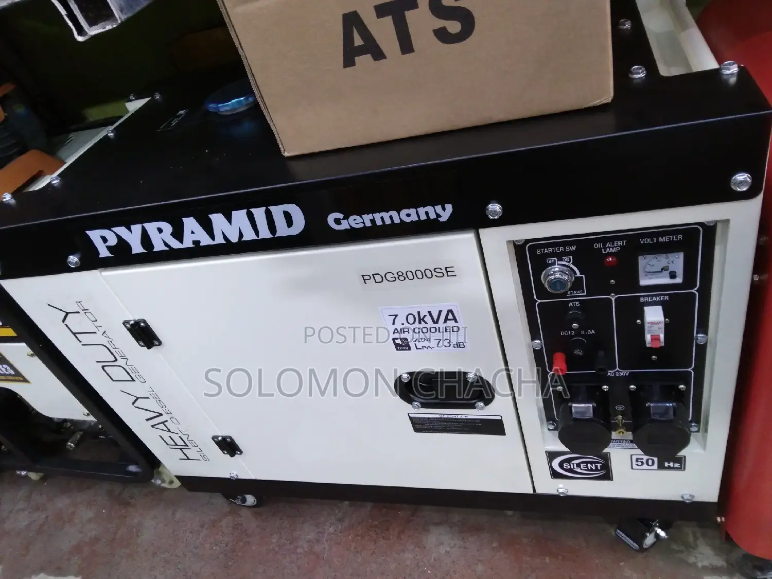 PYRAMID 7.5 Silent Generator Diesel Automatic