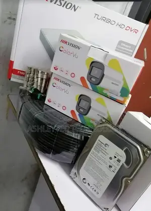 Two CCTV With IR Camera Hik Vision 1MP With IR Night Vision