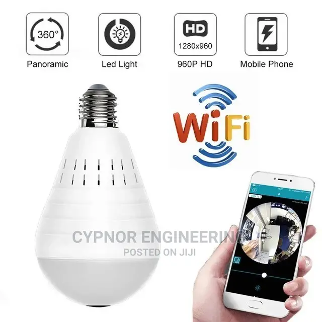 Spy Camera Nanny Camera Wifi Enabled , (Remote Viewing)