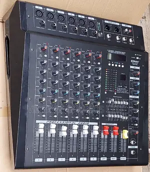 MAX PMX 608 Du 6 Channel Bluetooth Powered Mixer W/Usbsd