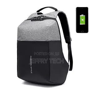 Antitheft Bags With Password Lock and Charging Port