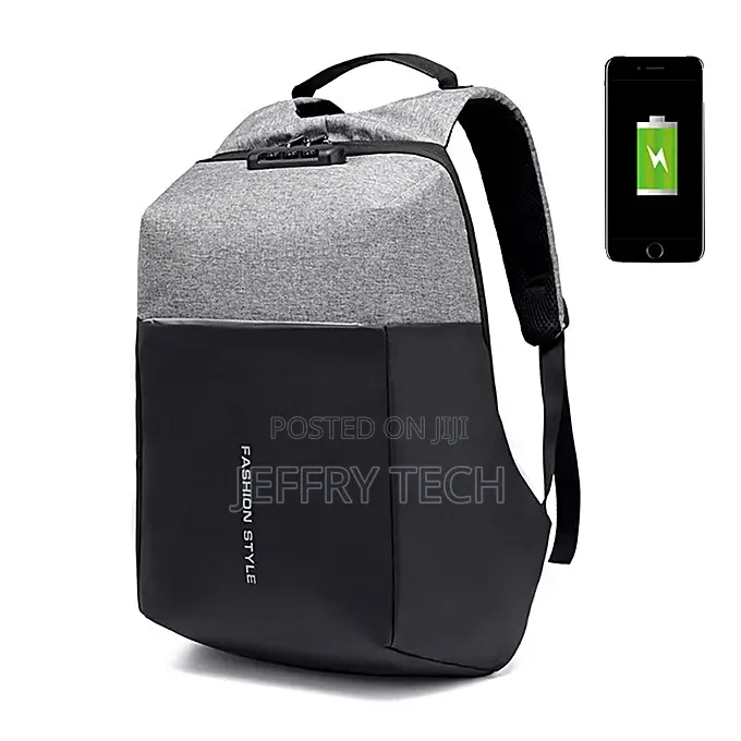 Antitheft Bags With Password Lock and Charging Port