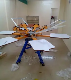 Eco-Friendly 6colour 6station Screen Printing Machine