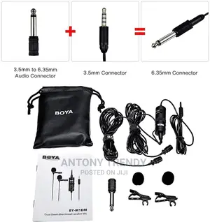 Boya Boya by-M1dm Dual Omni-Directional Lavalier Mic