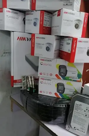 Six 6 Hikvision 720p 1mp Complete Cctv Hik Vision