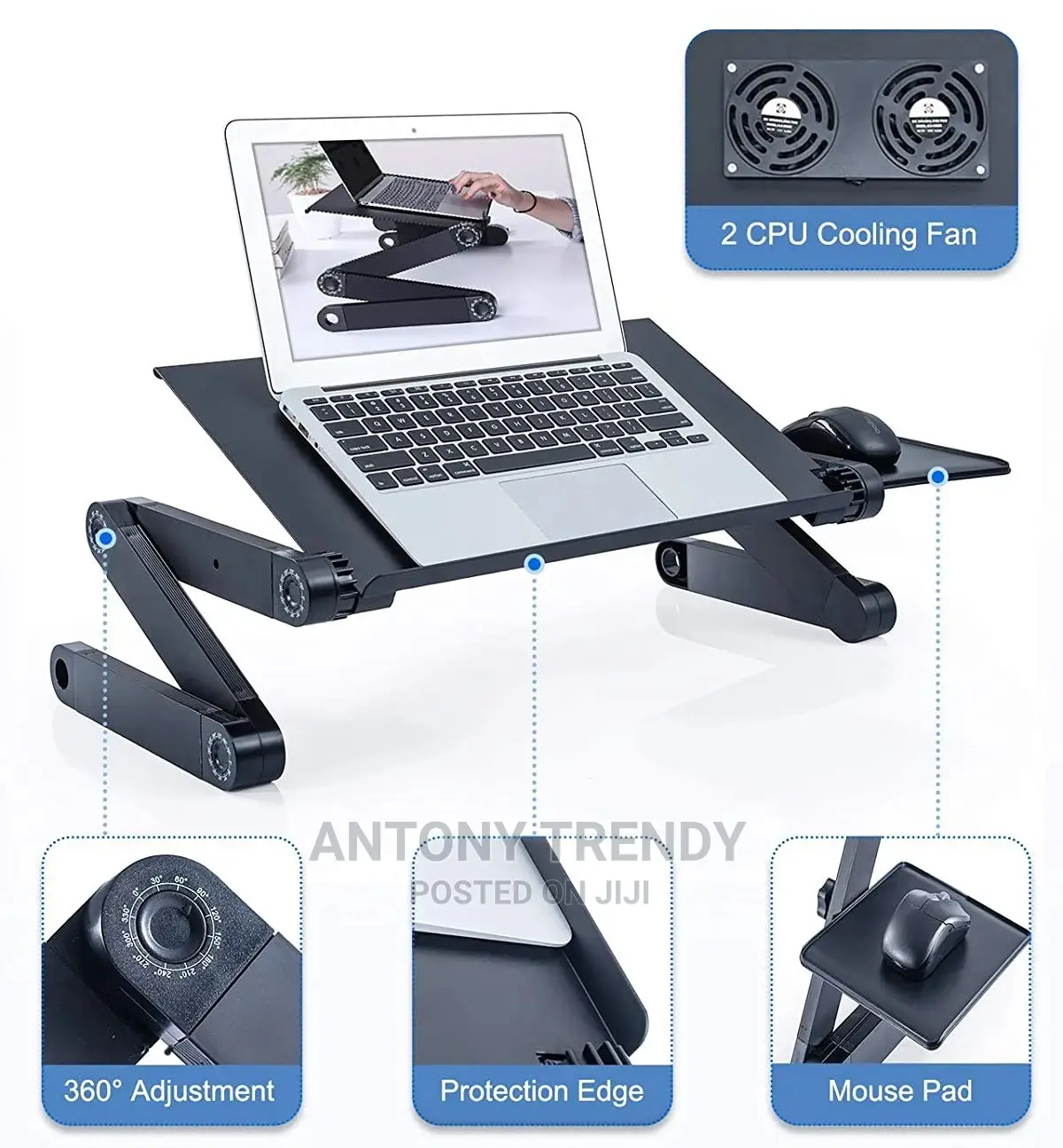 Generic Adjustable Laptop Bed Table Laptop Computer Stand