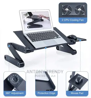 Generic Adjustable Laptop Bed Table Laptop Computer Stand
