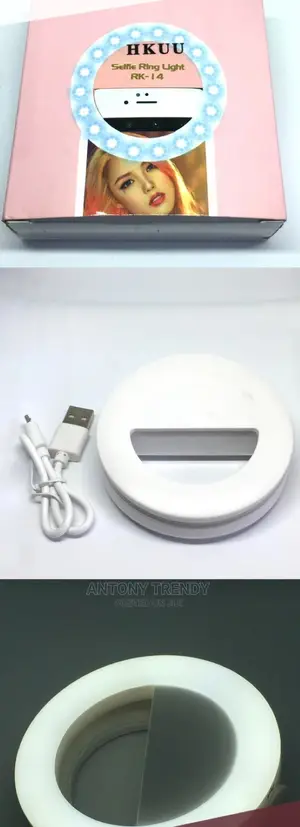 RK14 Rechargeable Selfie Ring Light