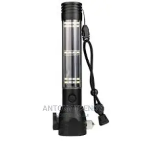 9 in 1 Multi-Functional Led Flashlight Solar Powered