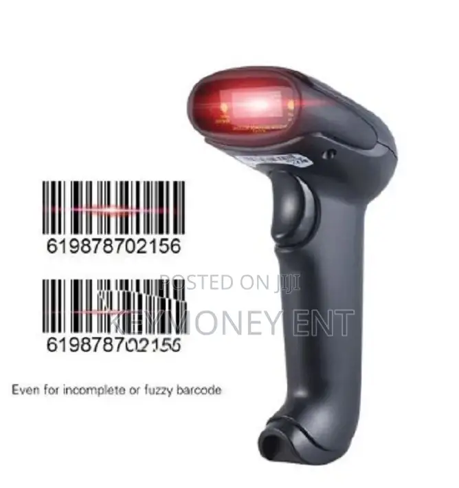 Wireless Handheld Barcode Bar Code Scanner Reader With Recei