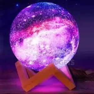 Galaxy Lamp 16 Colors 18CM Bedside Moon Lamp Kids Night Ligh