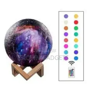 18cm Moon Lamp Kids Night Light Galaxy Lamp 16 Colors LED 3D