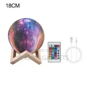 Oxyled Moon Lamp, 16 Colors 7.1 Inch 3D Print LED Galaxy Moo
