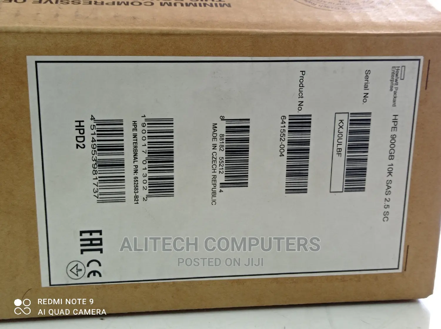 Servers Hpe 900gb Sas 2.5 Internal Harddsik