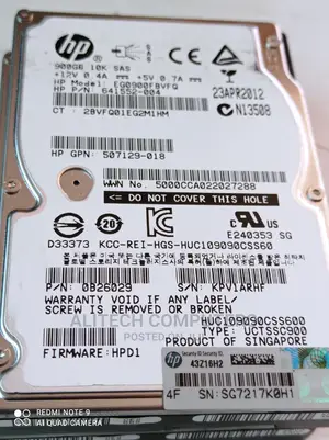 Servers Hpe 900gb Sas 2.5 Internal Harddsik