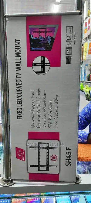Fixed LED/LCD/Curved TV Wall Bracket.