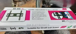 Tilting LED/Curved Tv Wall Mount(Black)