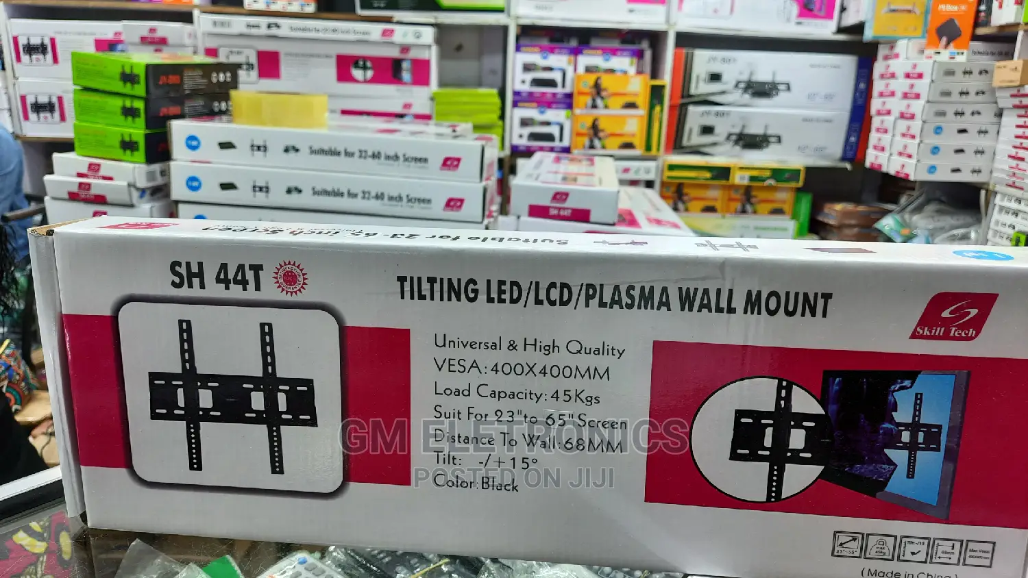 Tilting LED/Curved Tv Wall Mount(Black)