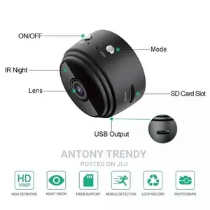 Mini Hidden Spy Camera Wireless Wifi IP Ome Security HD IP