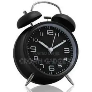Twin Bell Alarm Clock, Size: Standard, Model