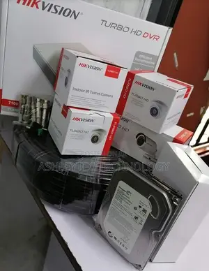 Four CCTV Color Vu Camera 1080p Channel