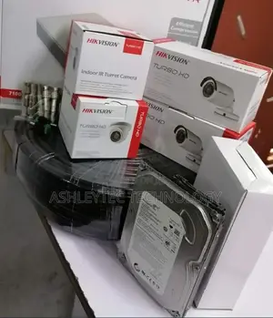 Six CCTV Color Vu Camera 1080p Channel