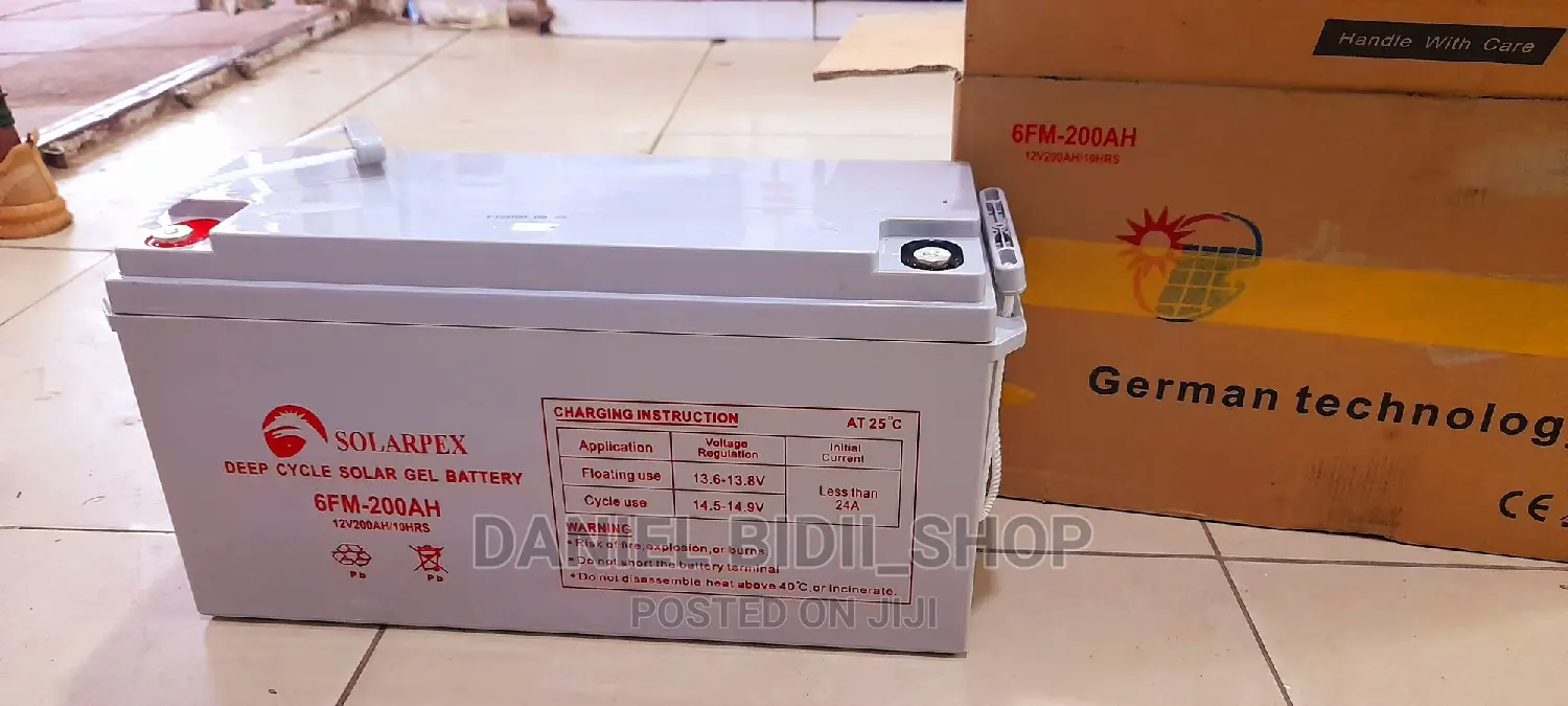 Solarpex Deep Cycle Solar Gel Battery 200ah