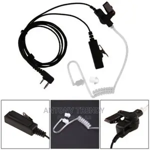 Fbi Style Headset Earphone Walkie Talkie 2 Pin