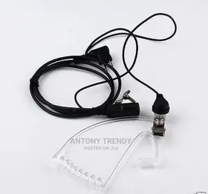 2pin Acoustic Air Tube Fbi Headset Earpiece