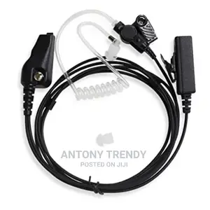 Acoustic Air Tube Fbi Style 2pin Walkie Talkie Headphone
